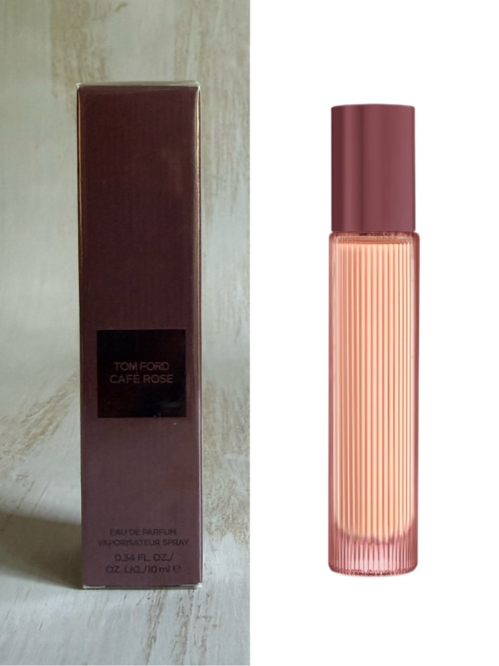 Tom Ford Cafe Rose Eau de Parfum Travel Spray, 0.34 oz / 10ml, New in Sealed Box